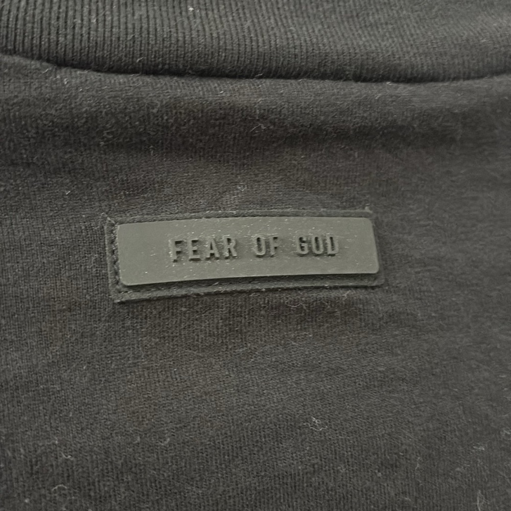 Essentials Fear of God men’s small Black Short Sleeve Tee - high neck - Picture 6 of 7